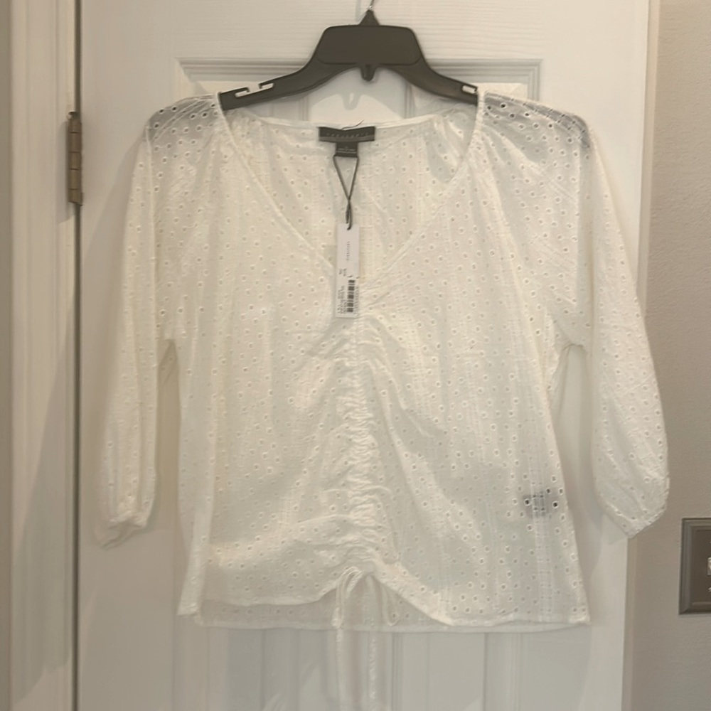NEVER WORN Sanctuary White eyelet blouse